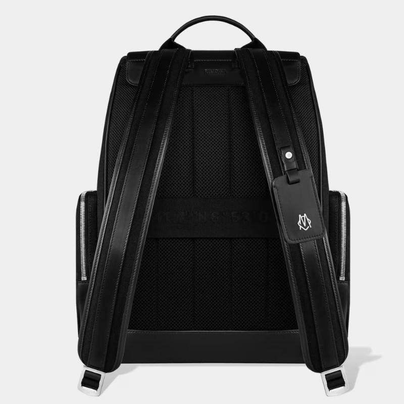 Rimowa Flap Backpack Large Never Still Collection, Black, Back View