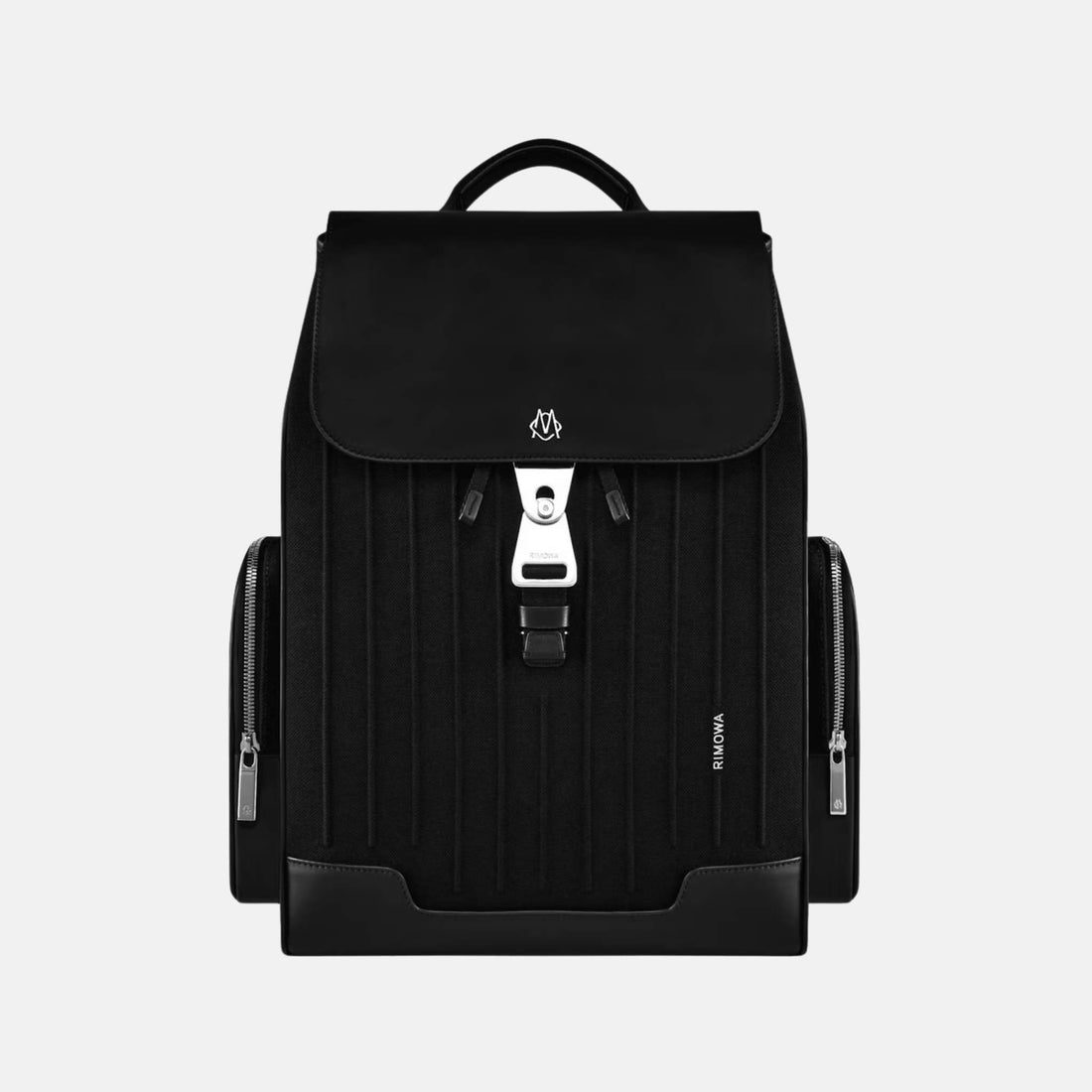 Rimowa Flap Backpack Large Never Still Collection, Black, Front