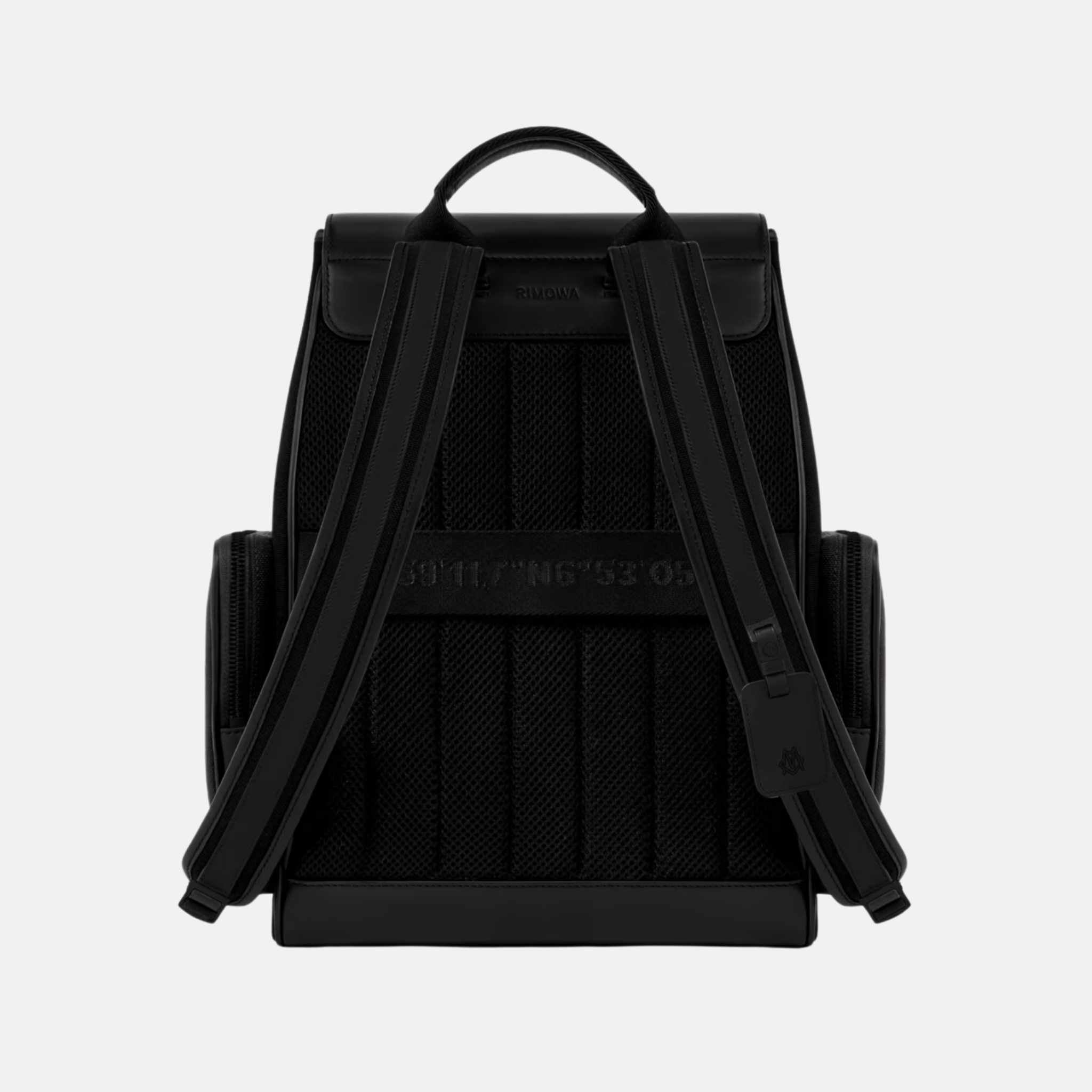 Rimowa Flap Backpack Large Never Still Collection, Matte Black, Back