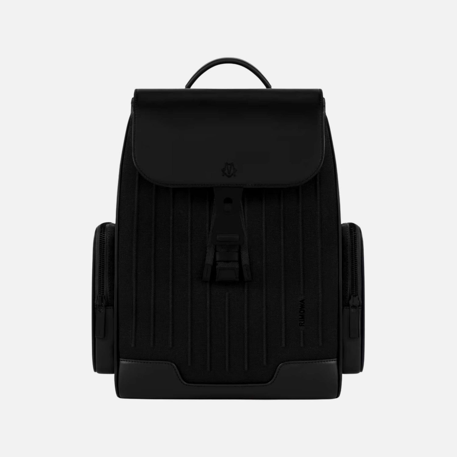 Rimowa Flap Backpack Large Never Still Collection, Matte Black, Front