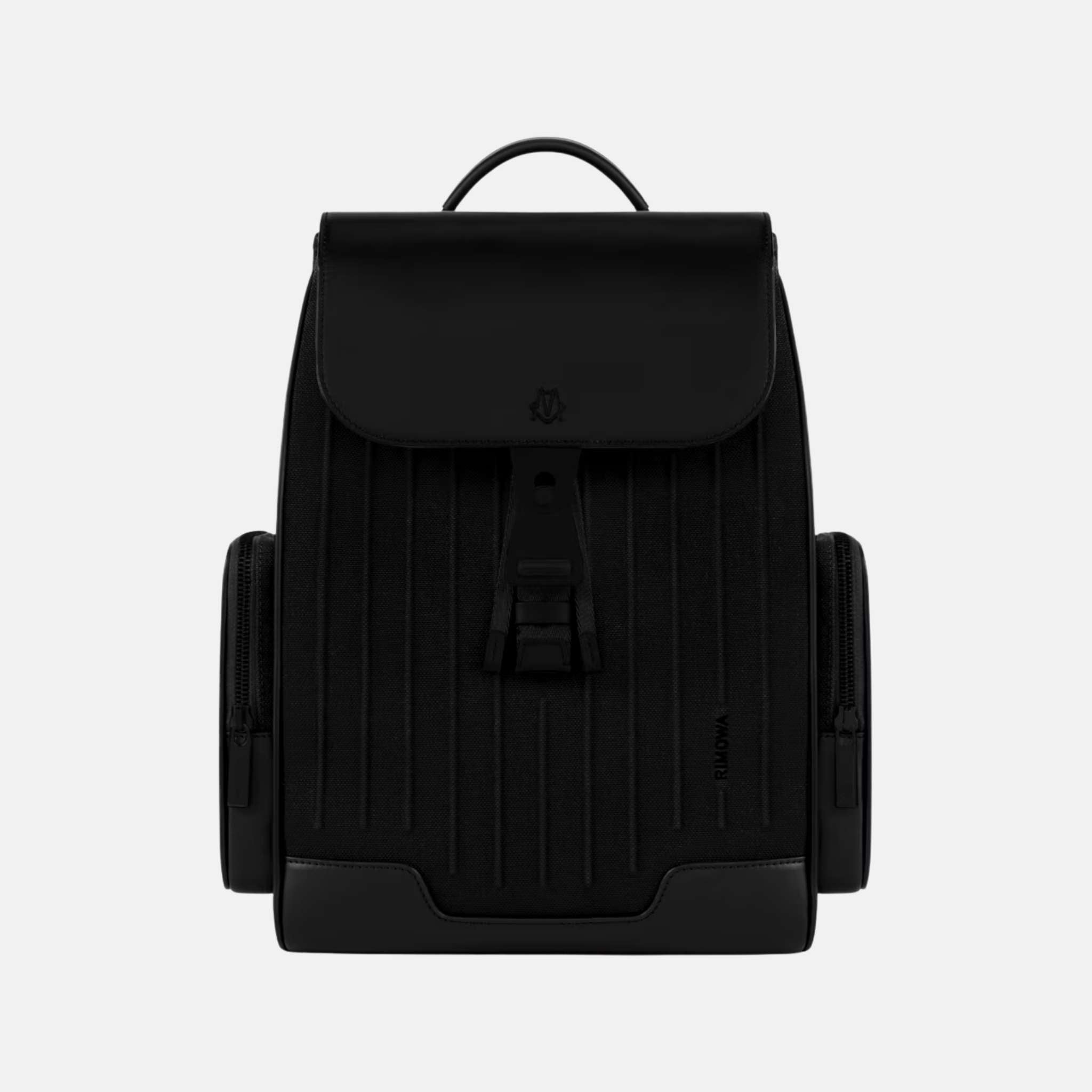 Rimowa Flap Backpack Large Never Still Collection, Matte Black, Front