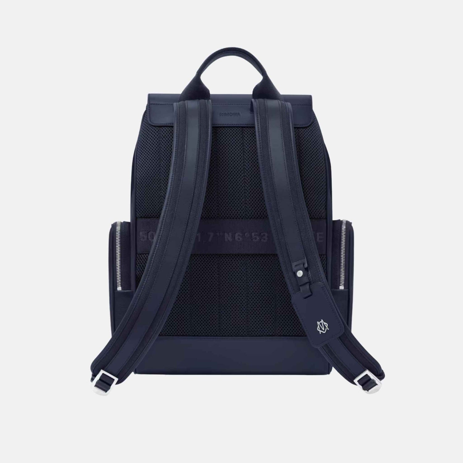 Rimowa Flap Backpack Large Never Still Collection, Navy Blue, Back