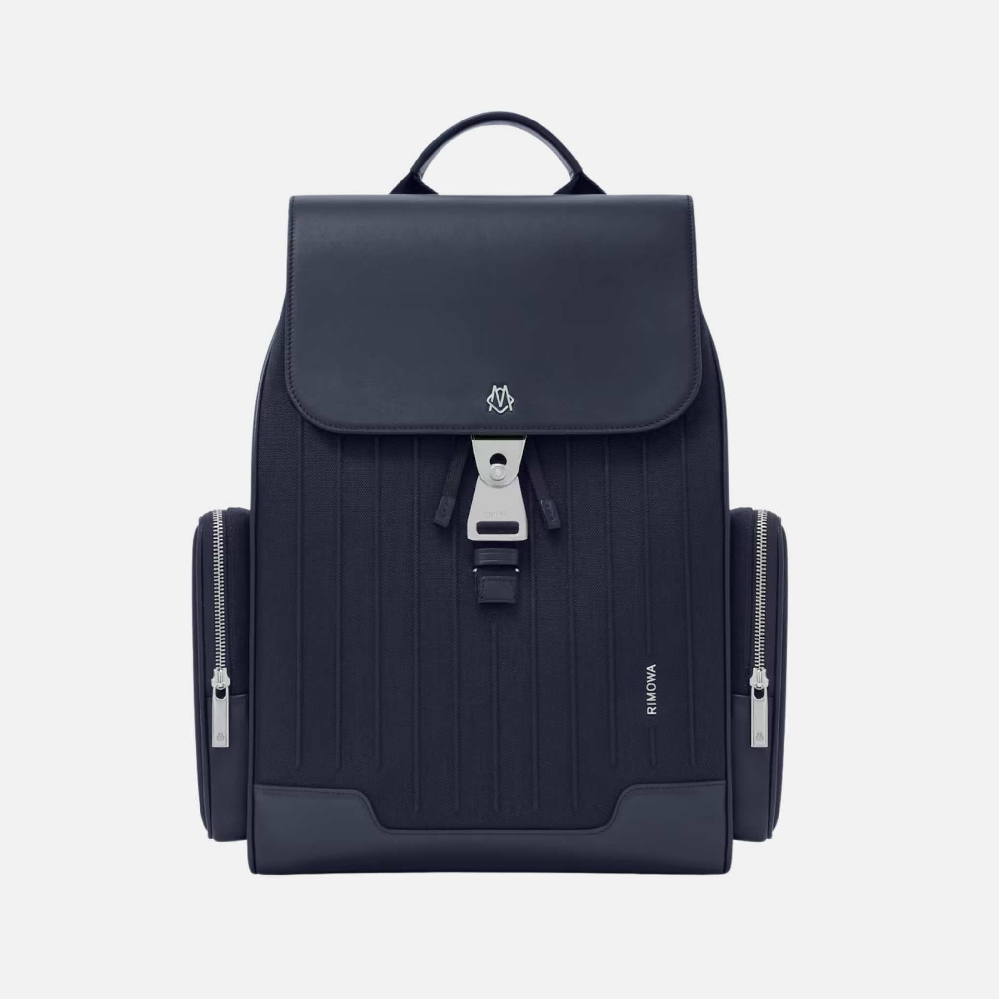 Rimowa Flap Backpack Large Never Still Collection, Navy Blue, Front