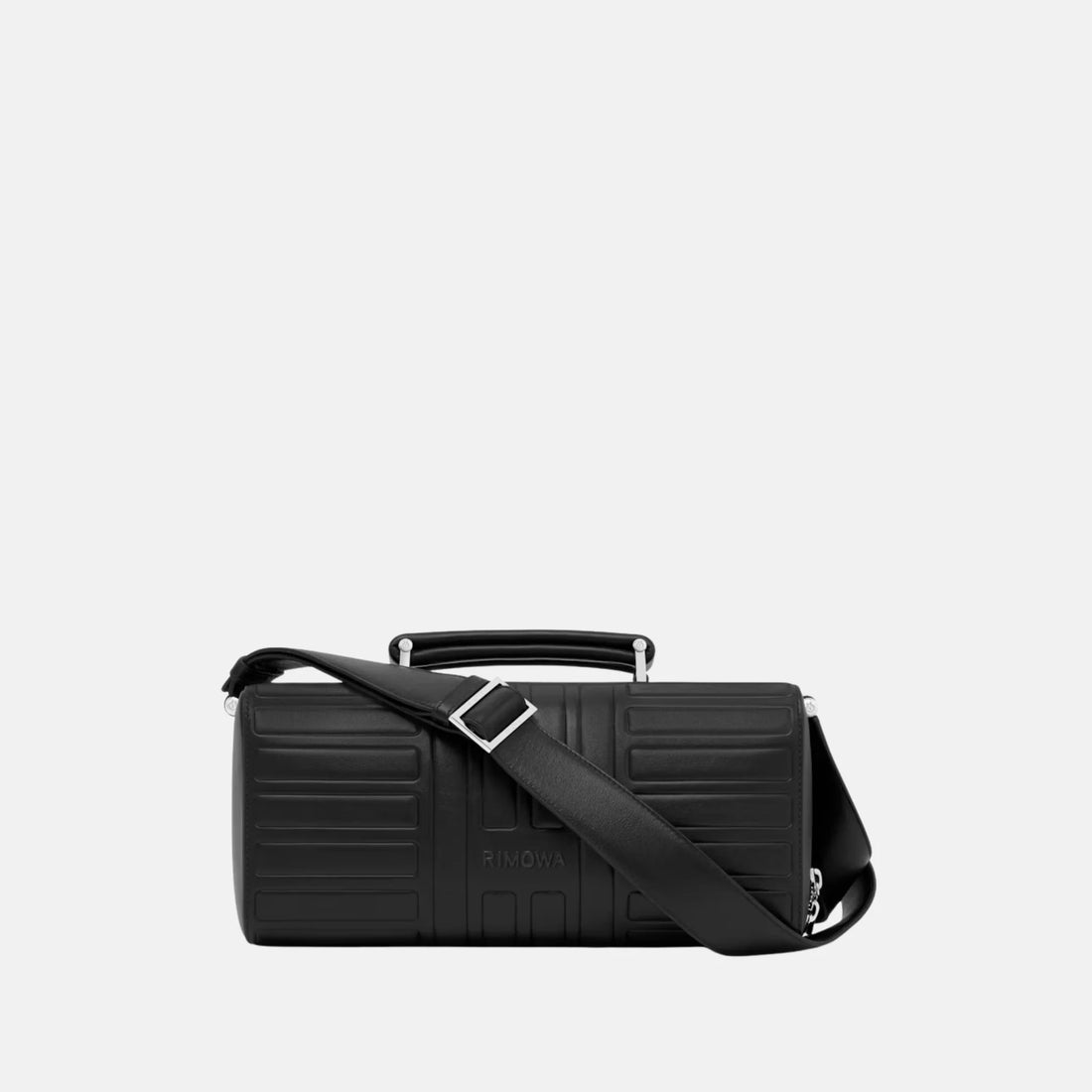Rimowa Groove Leather Cross Body Bag Large, Black, Front