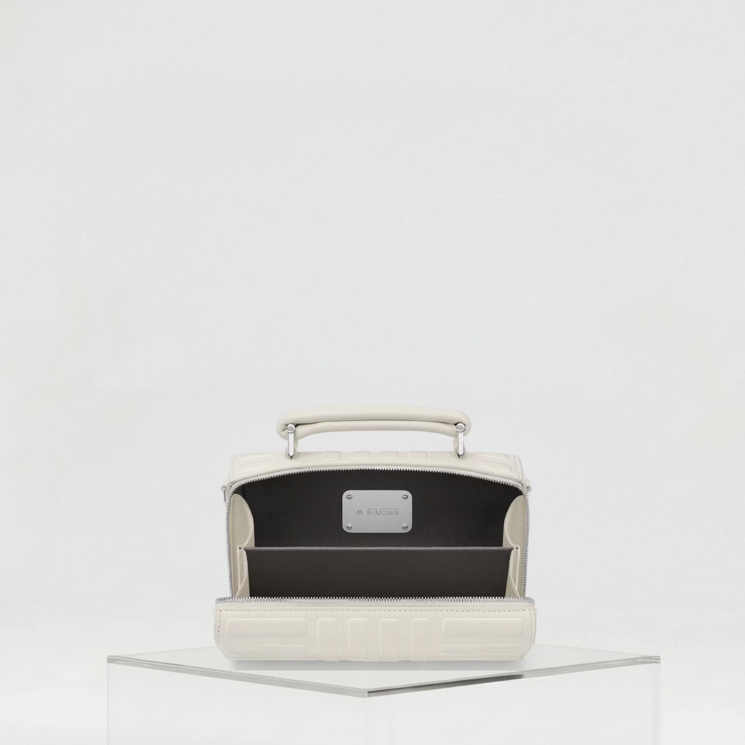 Rimowa Groove Leather Cross Body Bag Small Chalk Beige