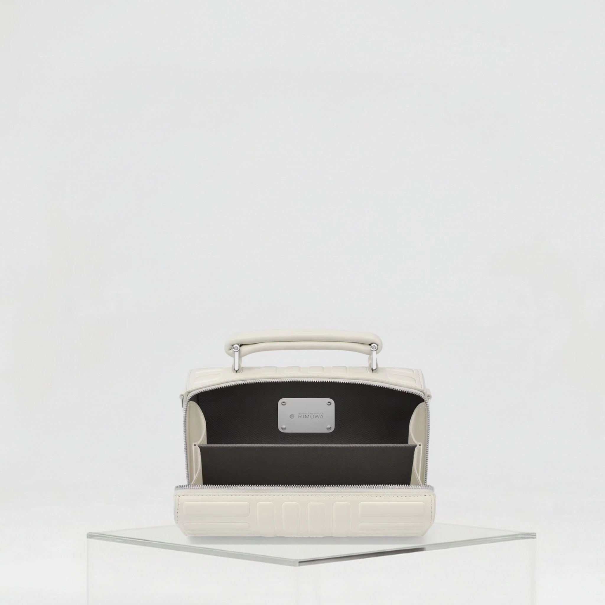 Rimowa Groove Leather Cross Body Bag Small Chalk Beige