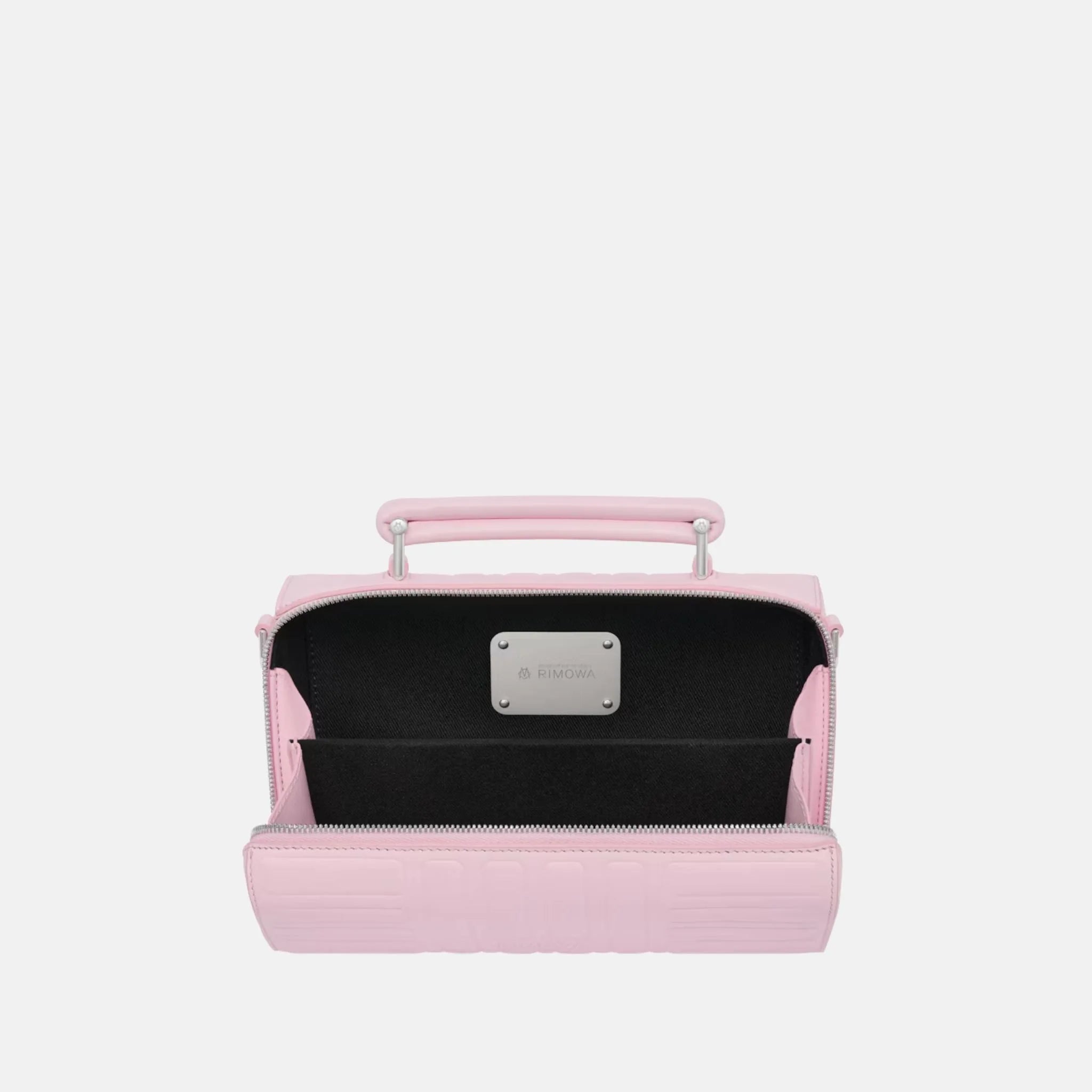 Rimowa Groove Leather Cross Body Bag Small, Pink, Inside