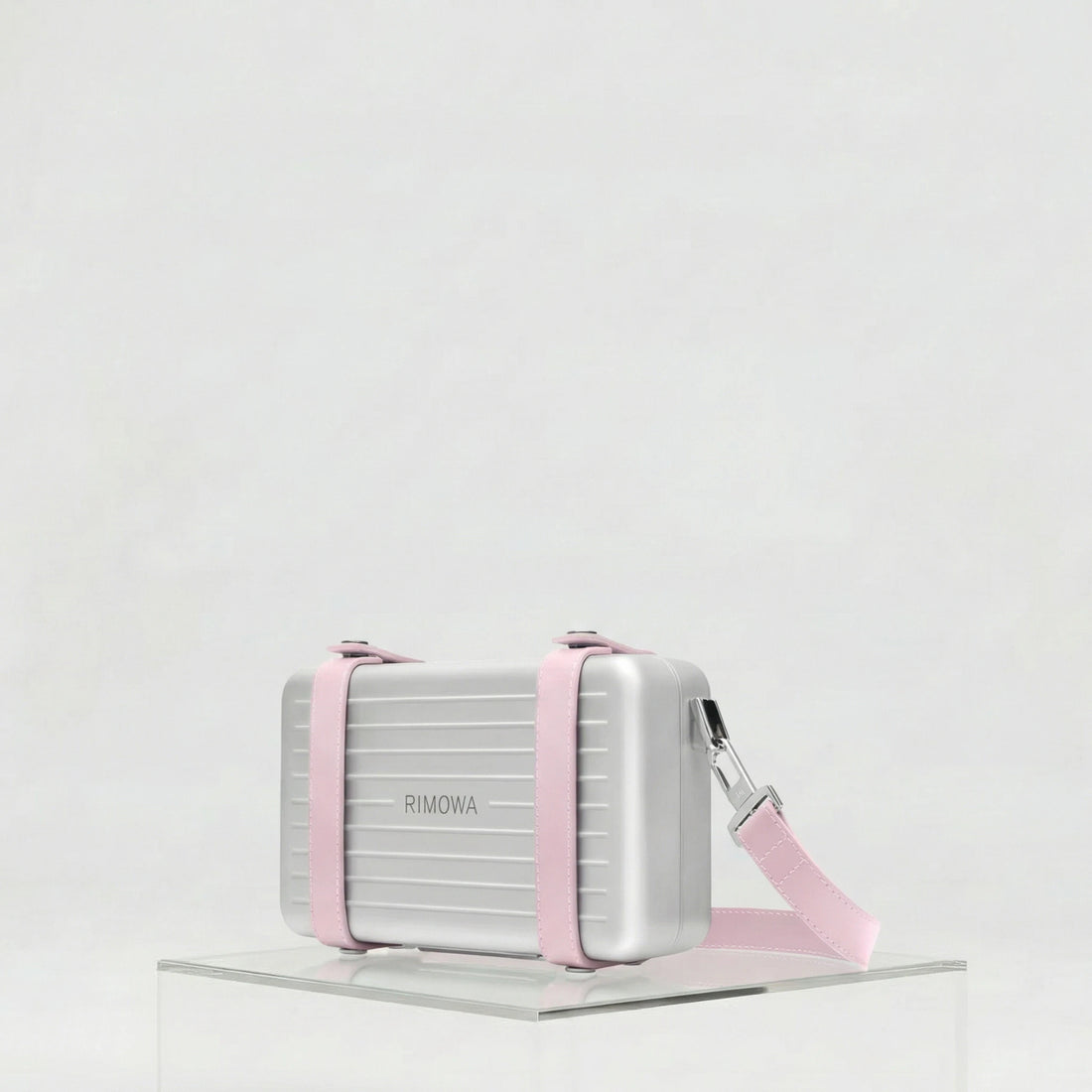Rimowa Personal Aluminium Cross-Body Bag, Ballerina Pink, Side