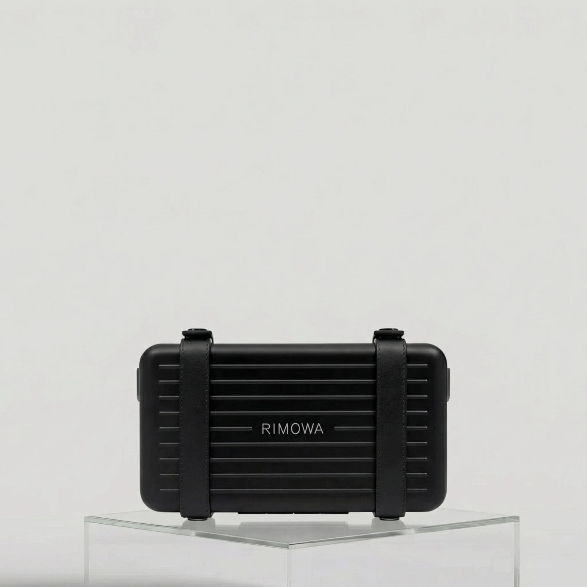 Rimowa Personal Aluminium Cross-Body Bag, Black, Front