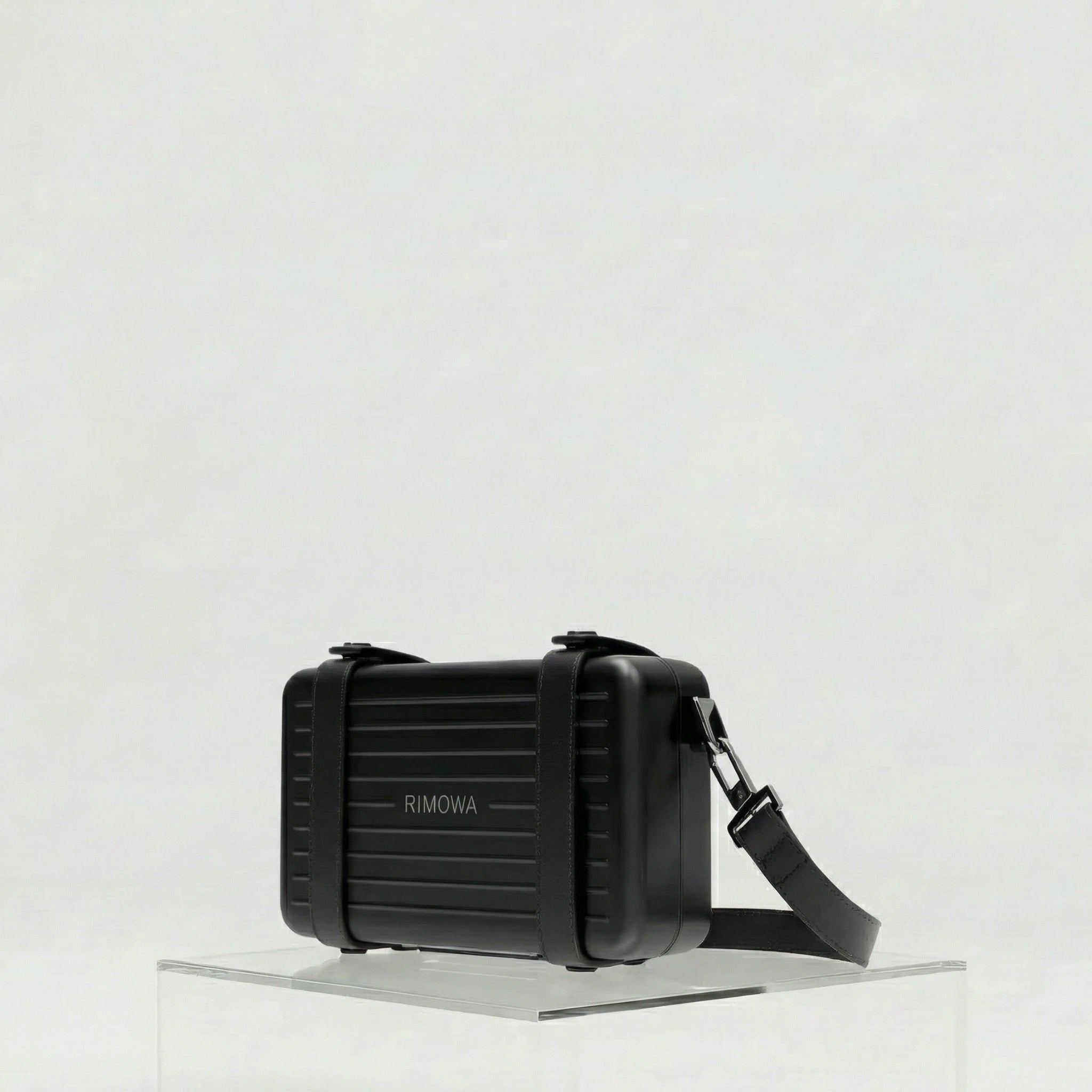 Rimowa Personal Aluminium Cross-Body Bag, Black, Side