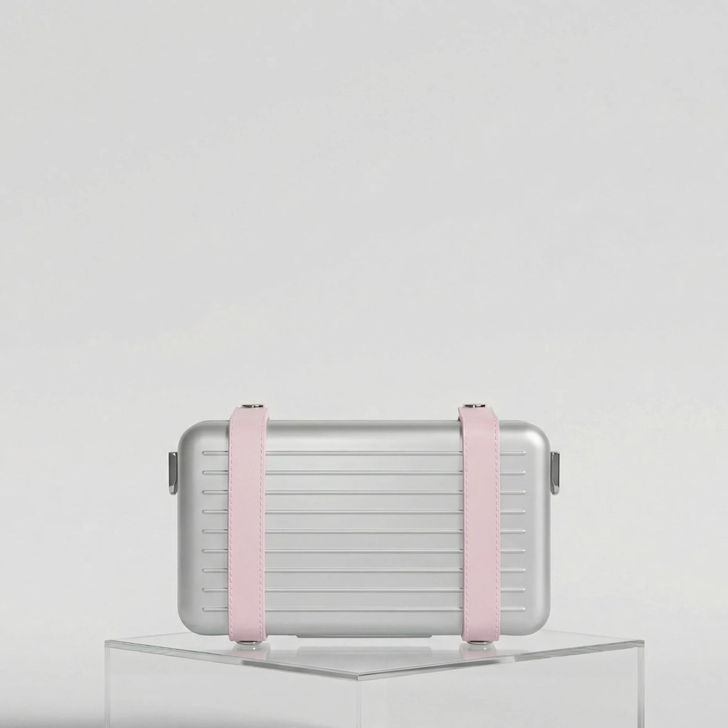 Rimowa Personal Aluminium Cross-Body Bag, Gloss Ballerina PInk, Back
