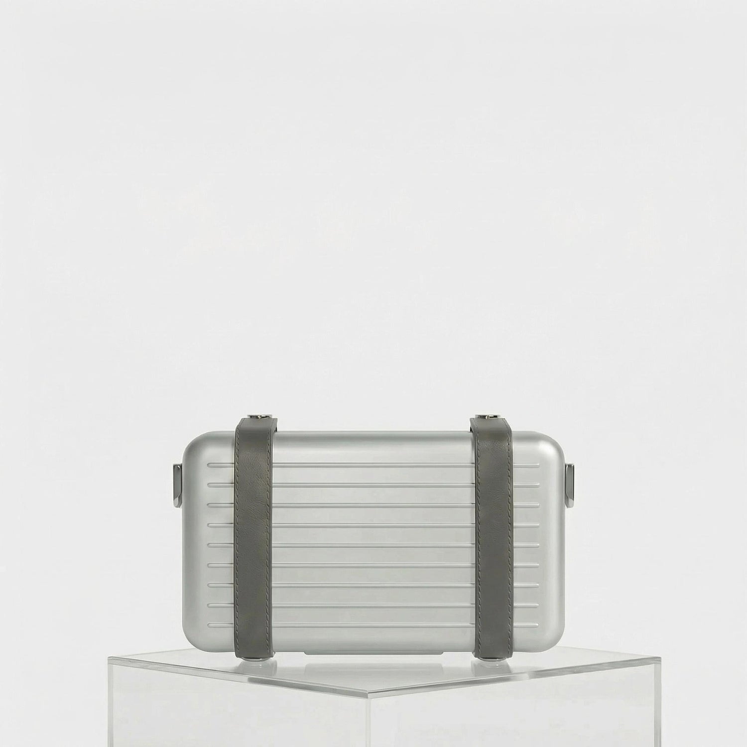 Rimowa Personal Aluminium Cross-Body Bag, Slate Grey, Back