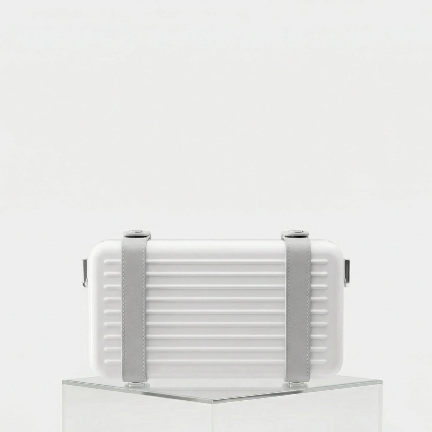 Rimowa Personal Polycarbonate Cross-Body Bag, Silver, Back