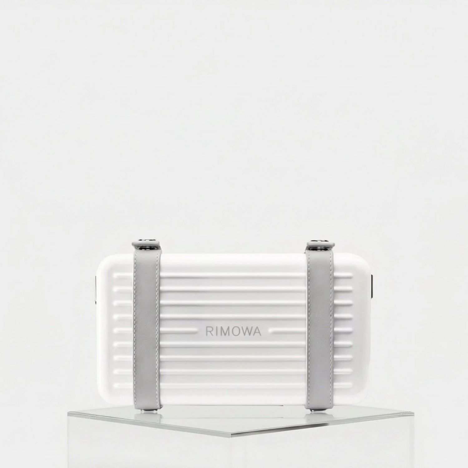 Rimowa Personal Polycarbonate Cross-Body Bag, White, Front