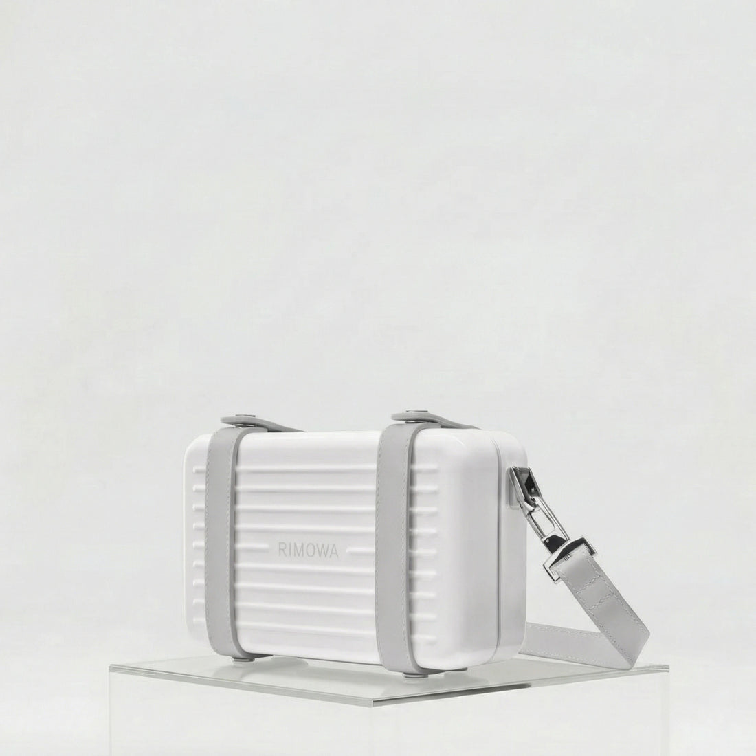 Rimowa Personal Polycarbonate Cross-Body Bag, White, Side