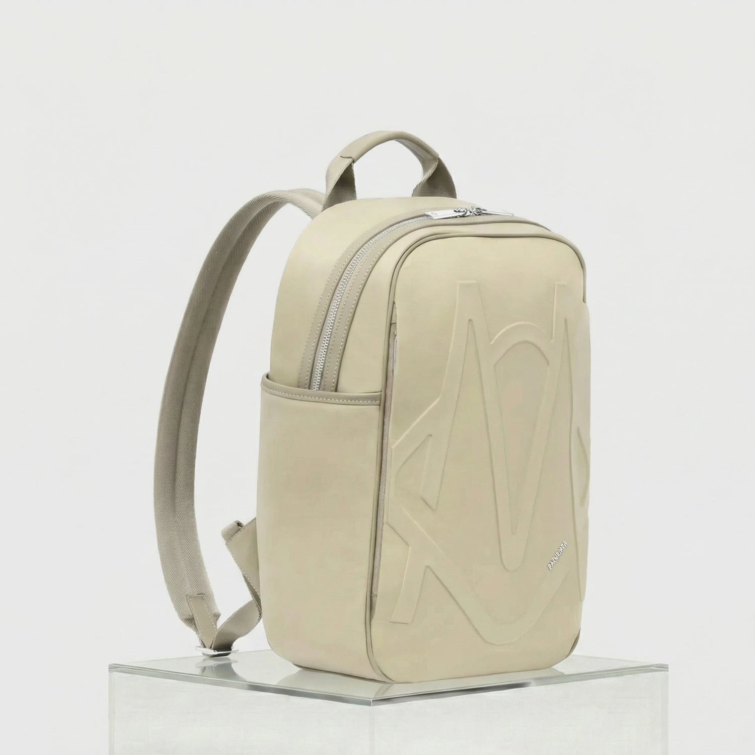Rimowa Signature Nylon Medium Backpack, Sand Beige, Side View