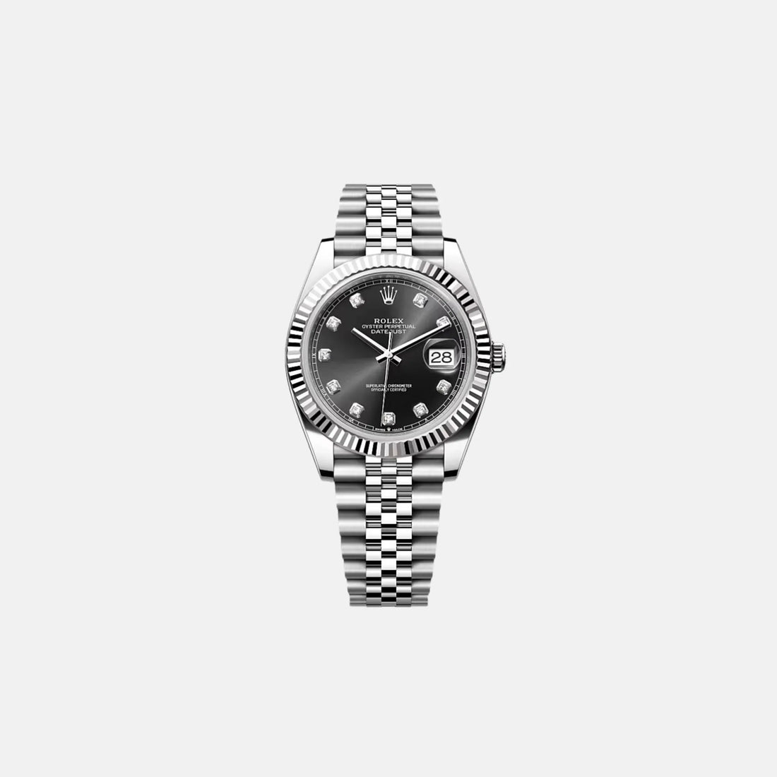 Rolex Datejust 41 126334 BKDJ Black Diamond Dial Jubilee Bracelet