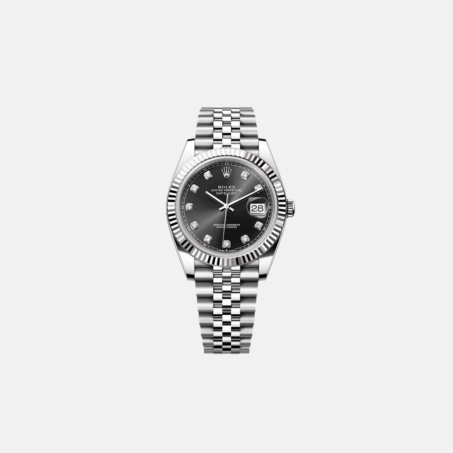 Rolex Datejust 41 126334 BKDJ Black Diamond Dial Jubilee Bracelet