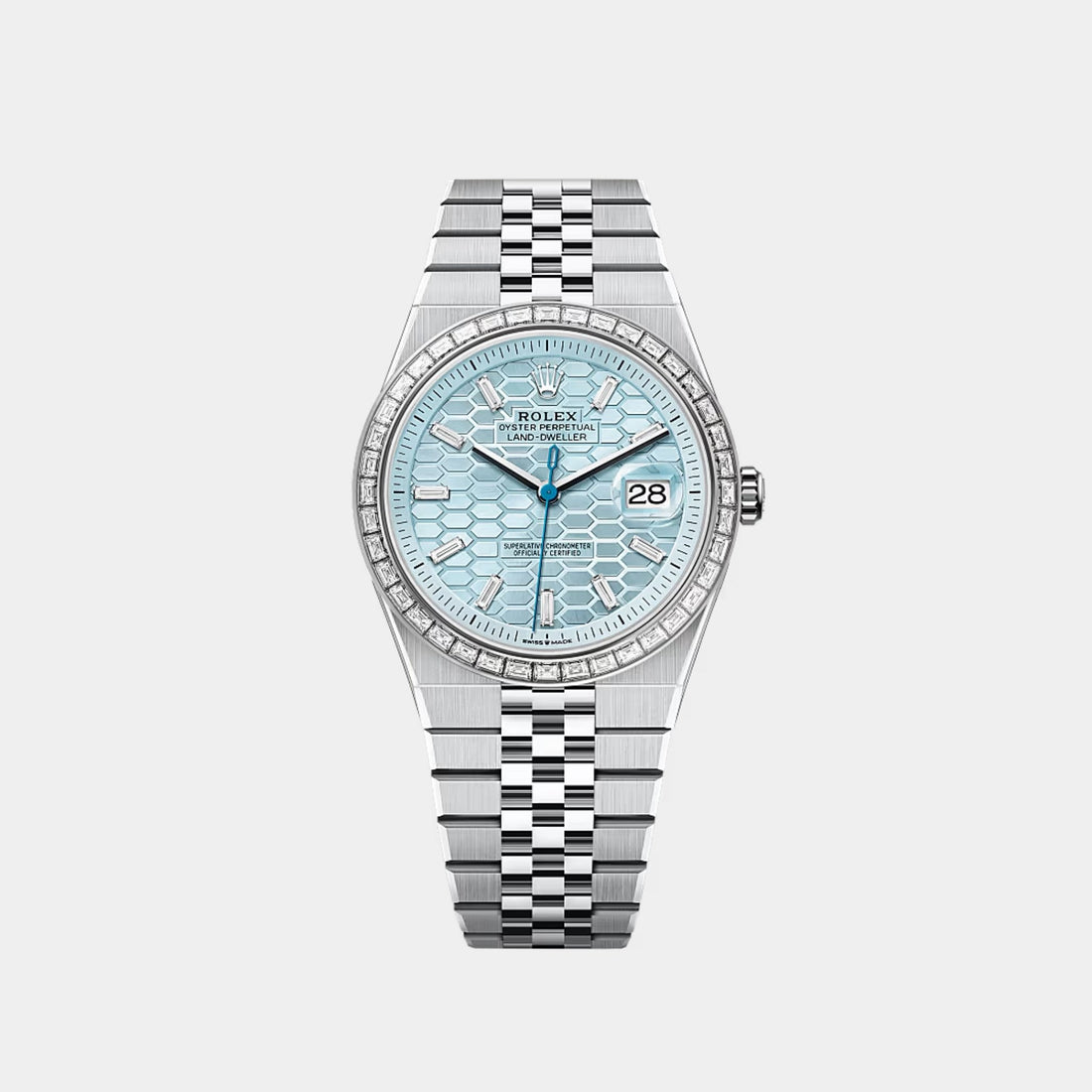 Rolex Land-Dweller 40 Platinum and Diamonds Ref. 127386TBR