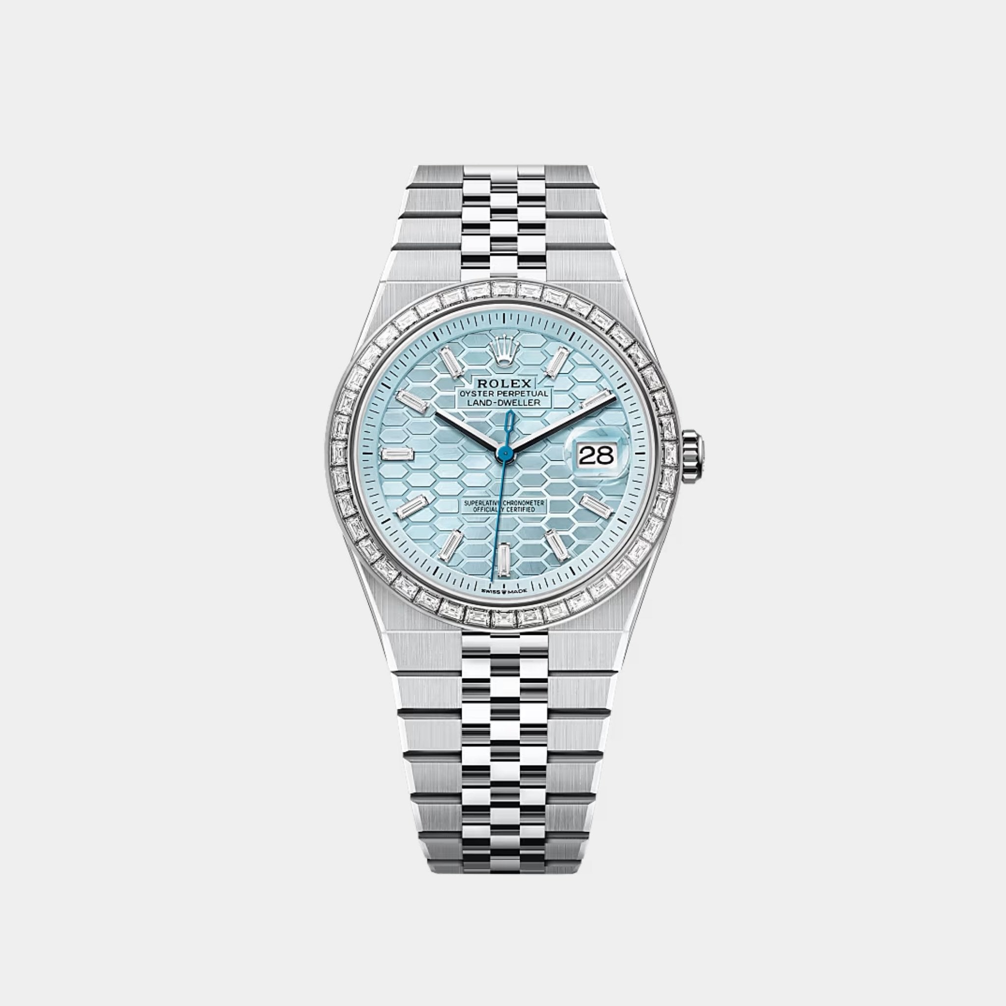 Rolex Land-Dweller 40 Platinum and Diamonds Ref. 127386TBR