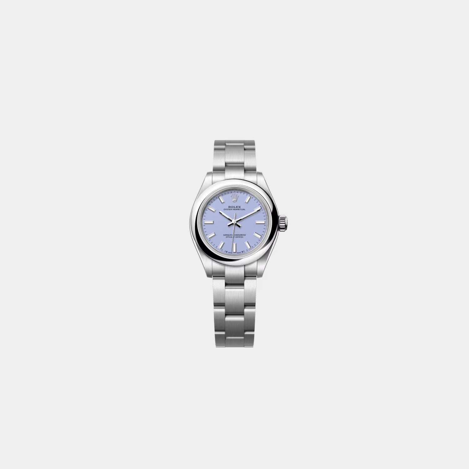 Rolex Oyster Perpetual 28 Oystersteel Lavender Ref. 276200-0008