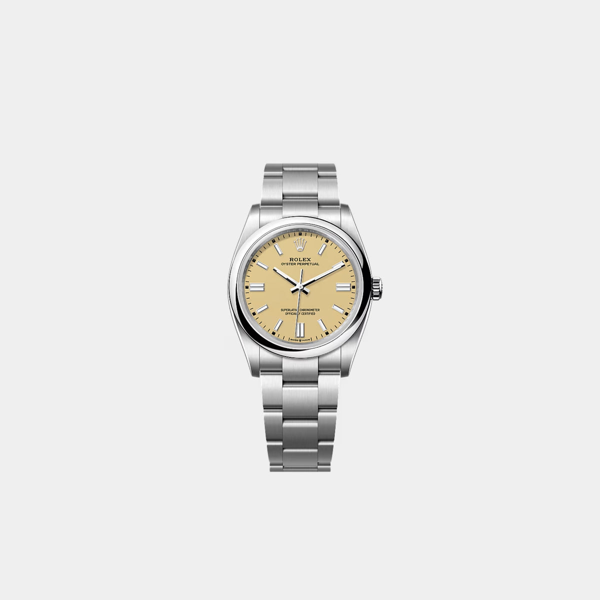 Oyster Perpetual 36 Oystersteel Beige Ref. 126000-0012