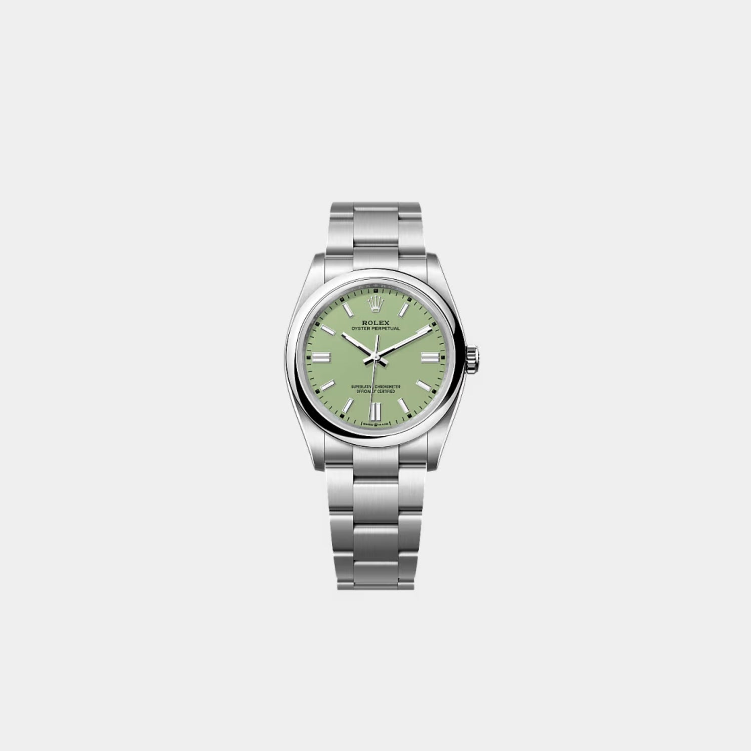 Rolex Oyster Perpetual 36 Oystersteel Pistachio Ref. 126000-0011