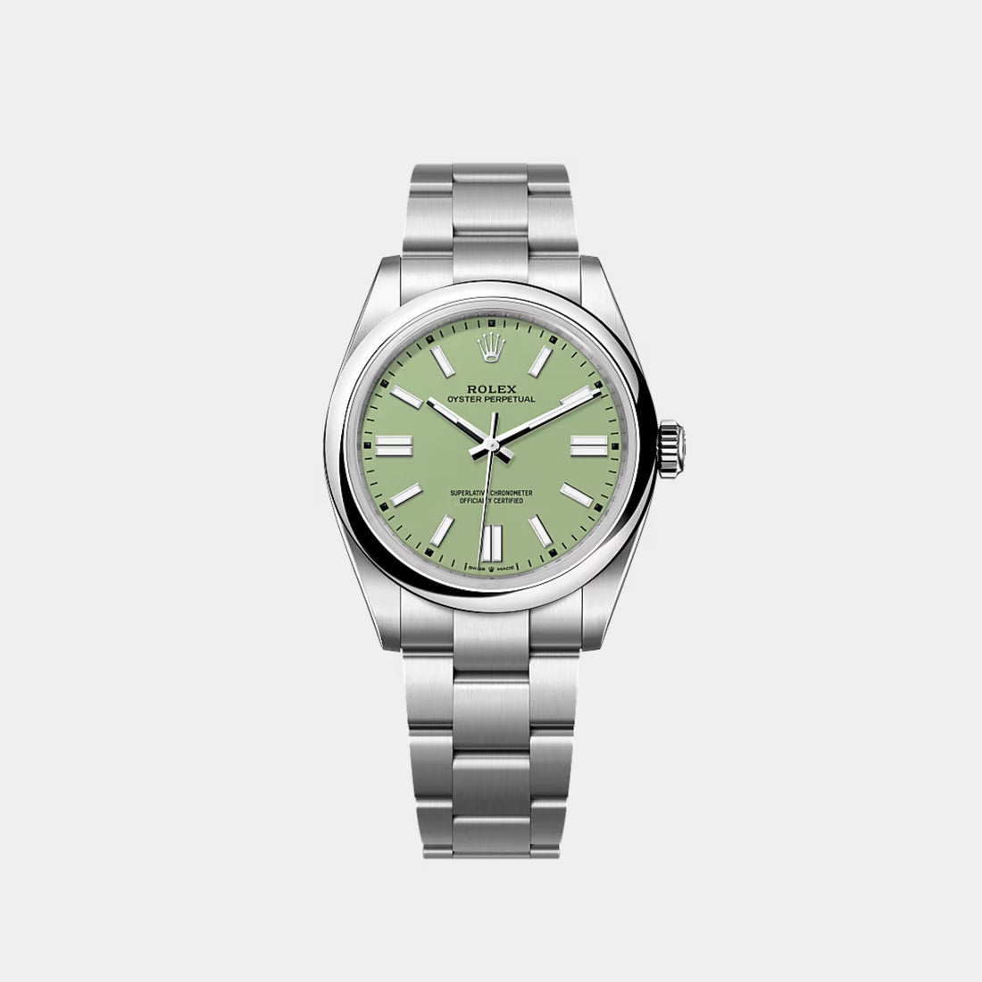 Rolex Oyster Perpetual 41 Oystersteel Pistachio Ref. 134300-0006