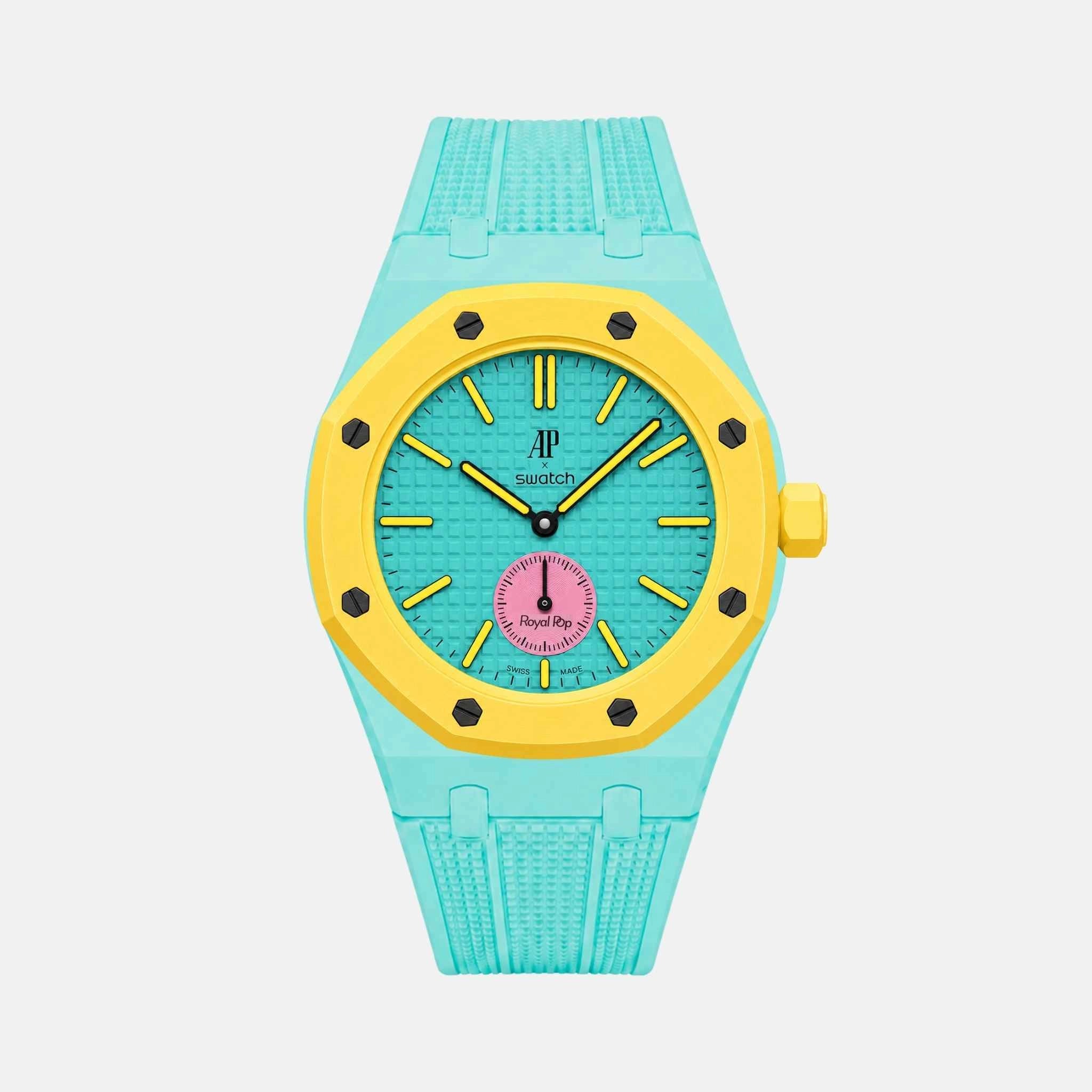 Swatch x AP Royal Pop Watch With Bracelet