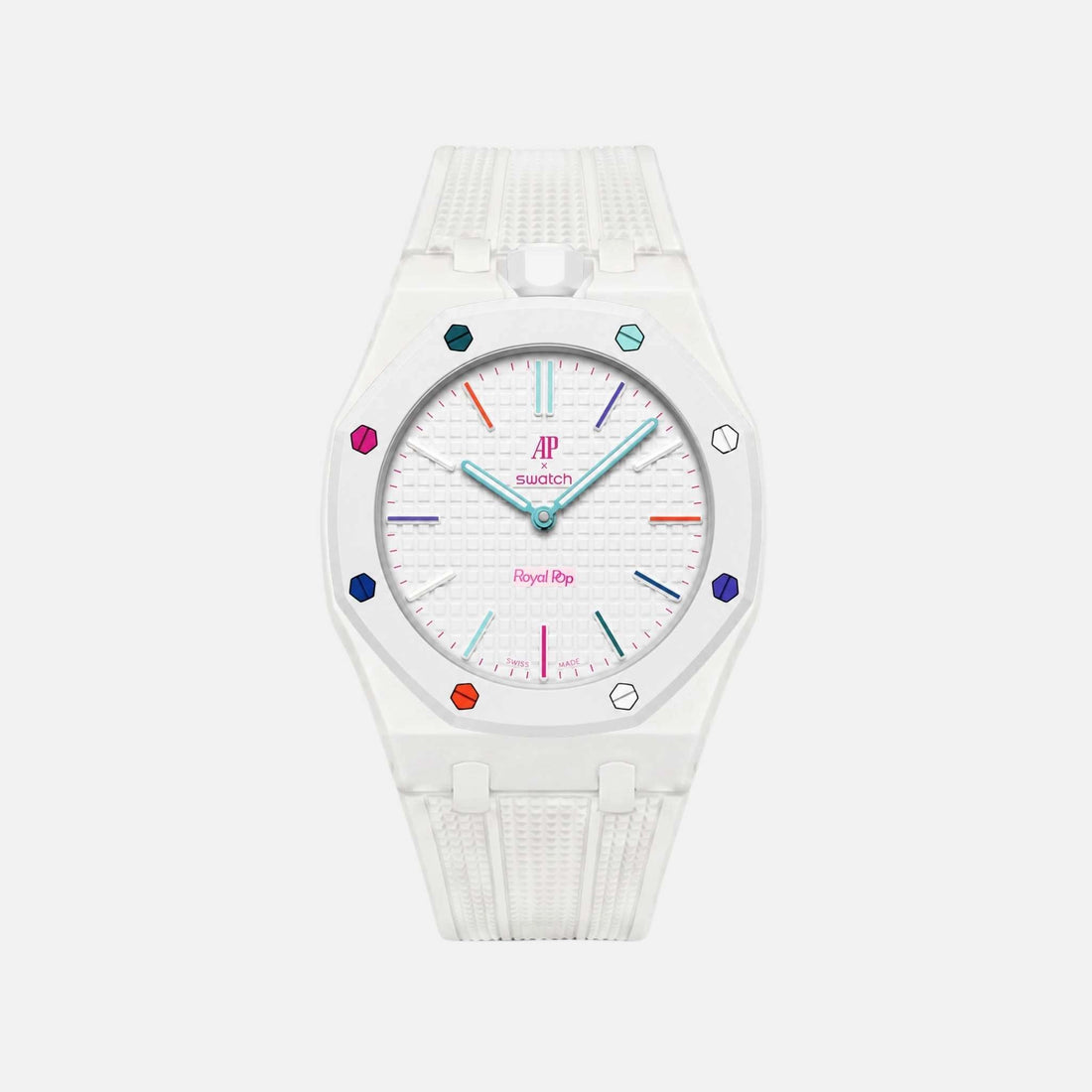 Swatch x AP Royal Pop Watch With Bracelet - HUIT BLANC