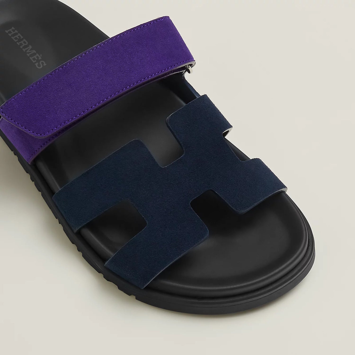 Chypre Sandal - Marine / Violet Majorette