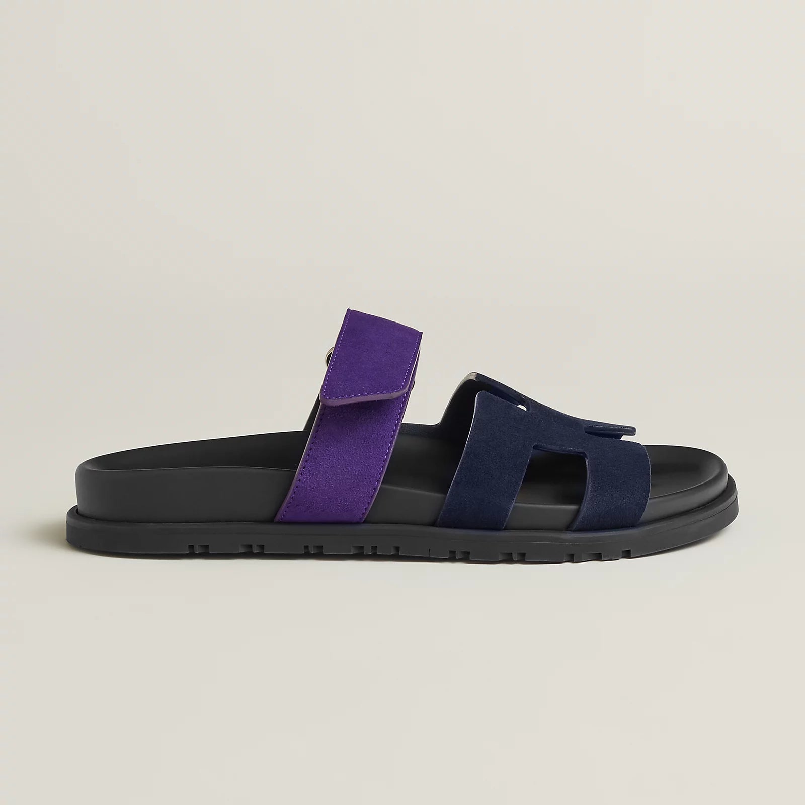 Chypre Sandal - Marine / Violet Majorette