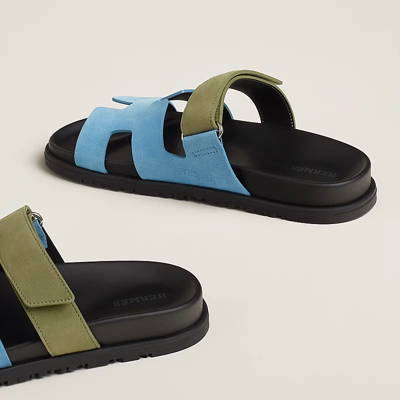 Chypre Sandal -  Bleu Cameo / Vert Céladon