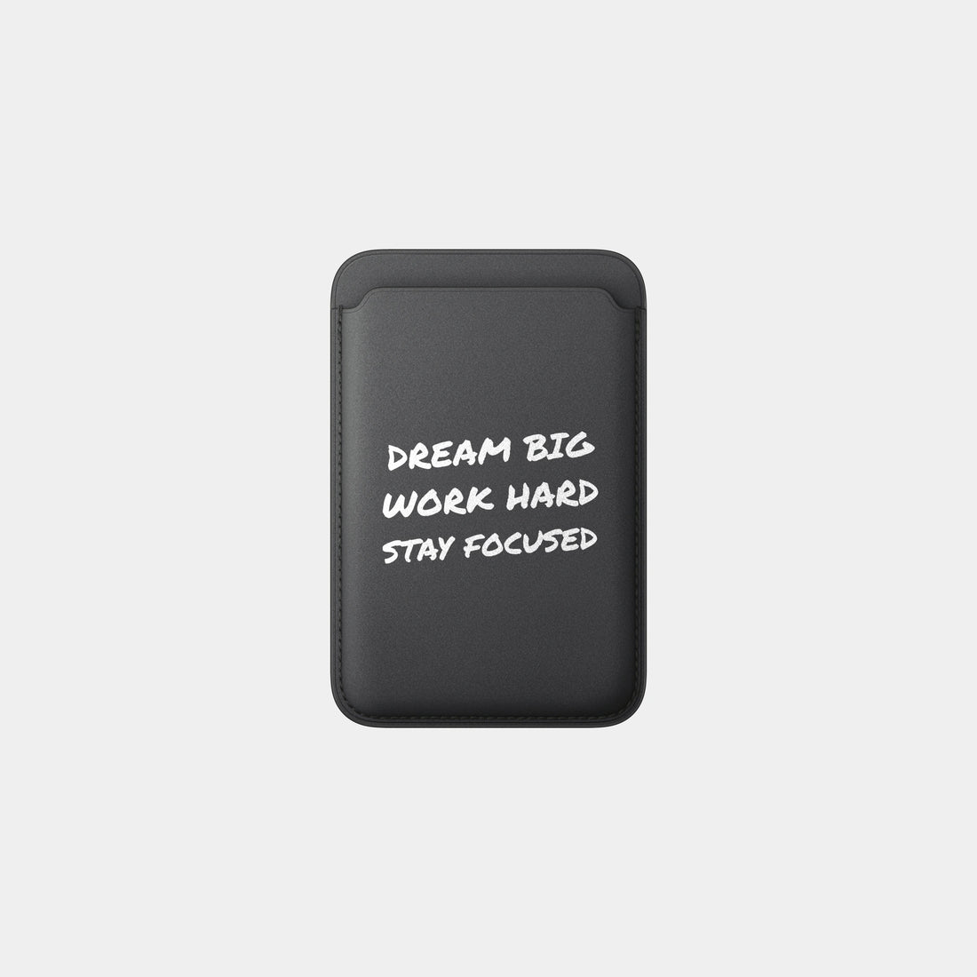 SANDS MagSafe Wallet in Black, Dream Big design