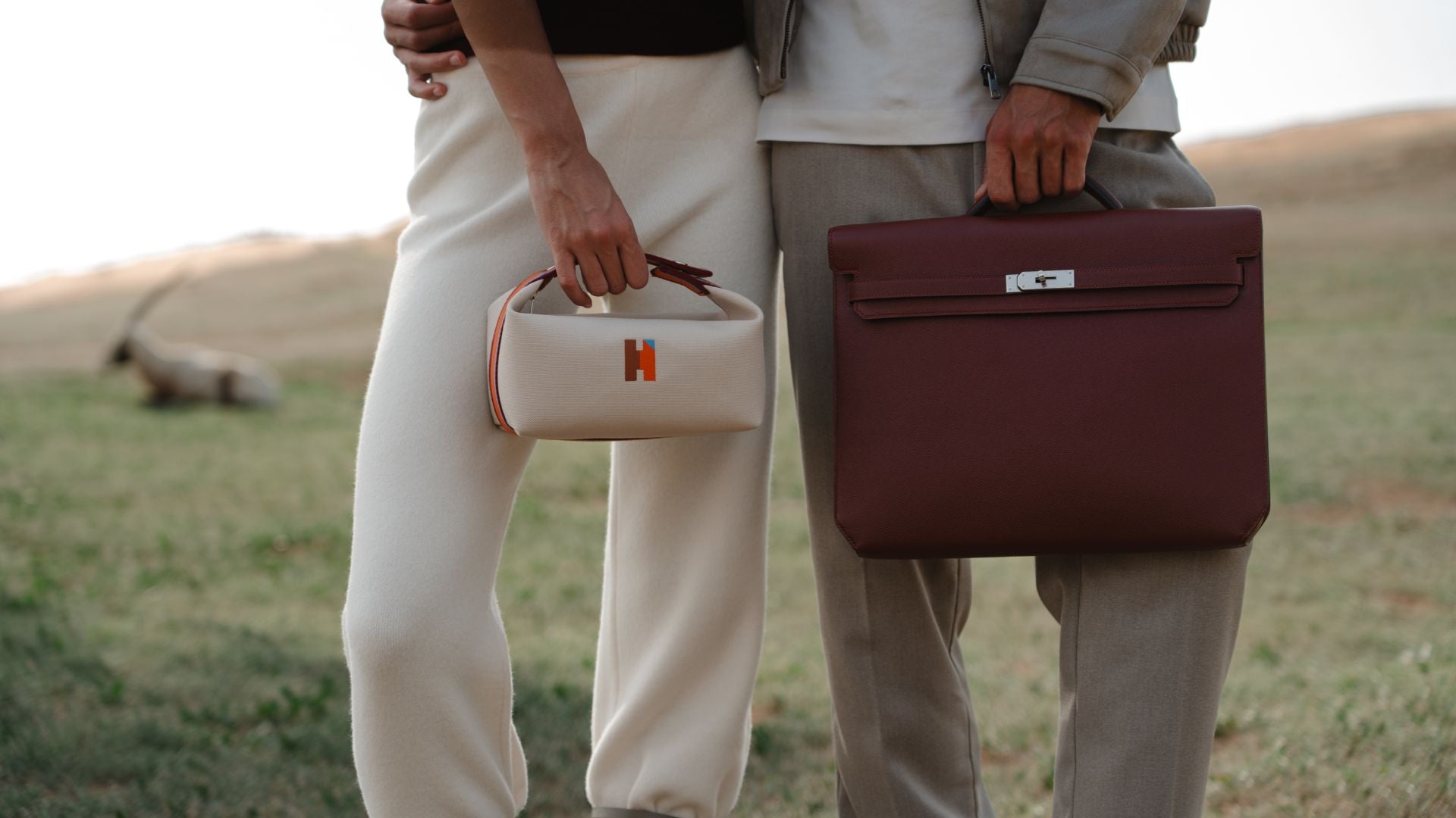 Sands Photoshoot, Hermes Bag,