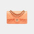 Small Classic Handbag, Fall-Winter 2024/25, Light Orange, Front View