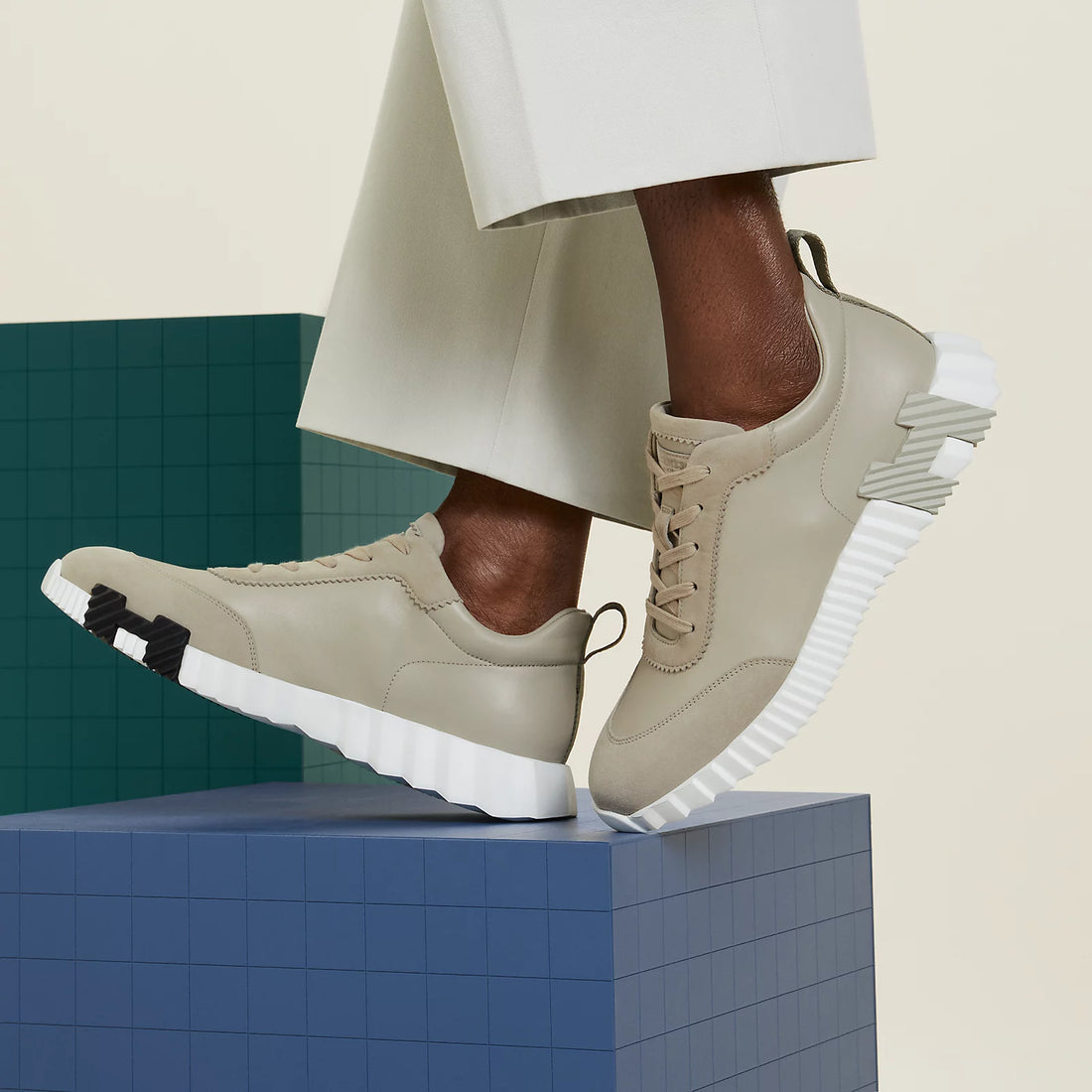 Bouncing Sneakers Beige Esquisse