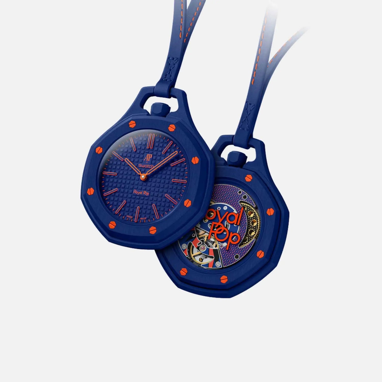 Swatch Royal Pop orenji hachi  , front