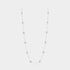 Sweet Alhambra long necklace 16 Motifs White Gold Diamond, Front