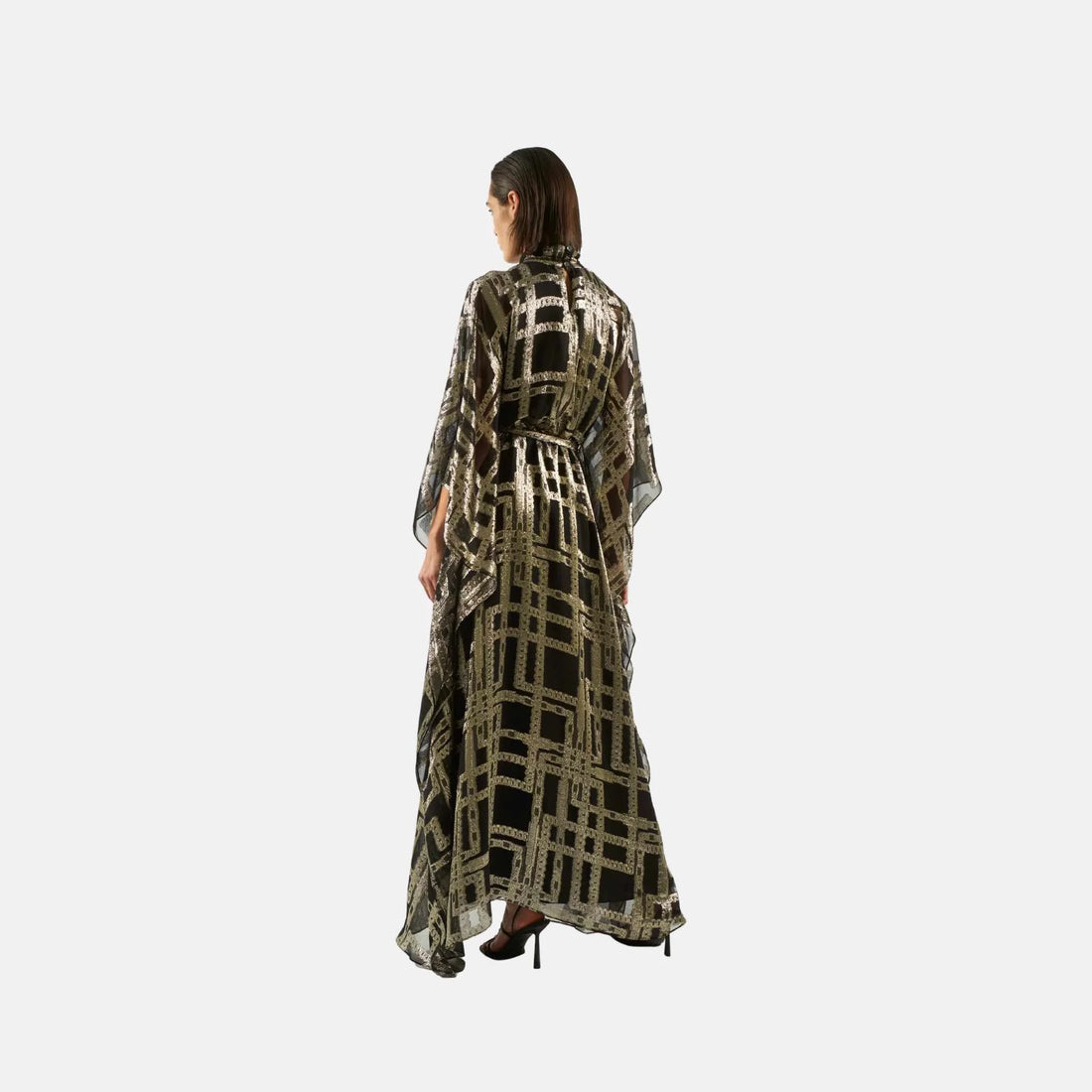 Taller Marmo Enigma Kaftan in Black, Back