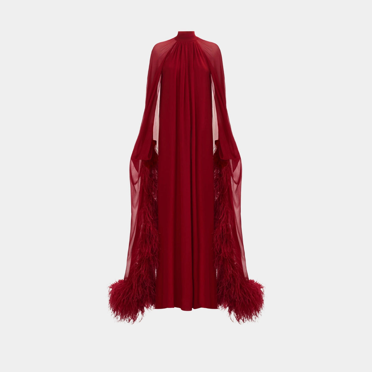 Feathered Eterea Gown