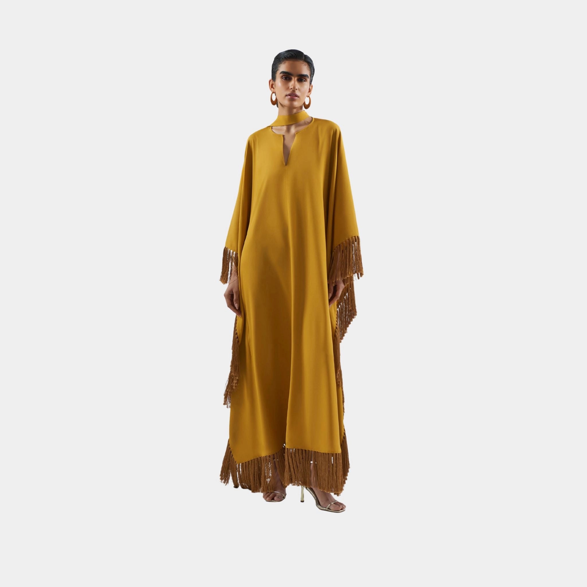 Taller Marmo Hammamet Kaftan In Amber, model