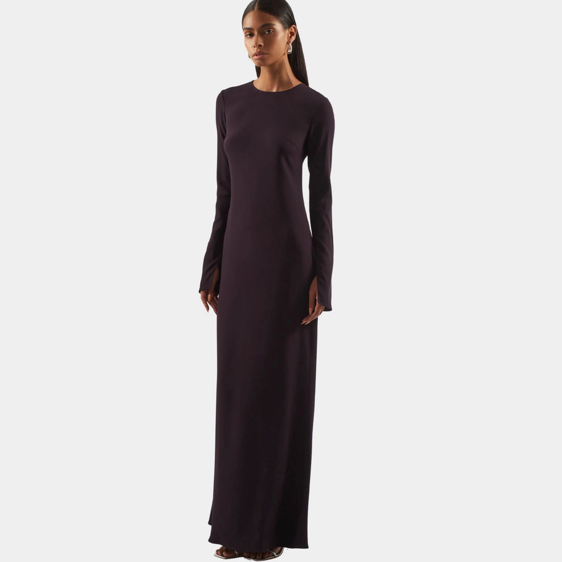 Taller Marmo Suratt Kaftan In Violet, Front 