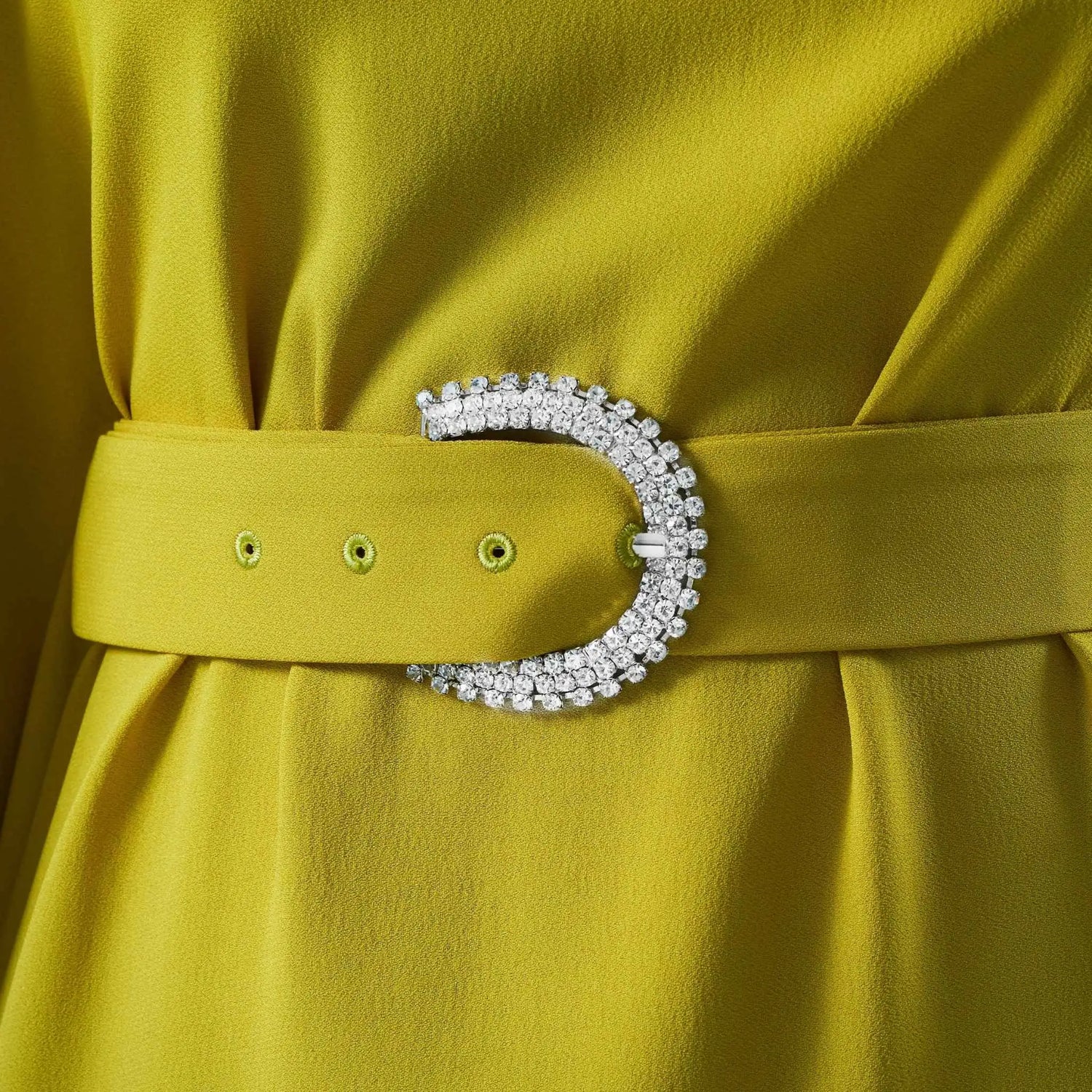 Taller Marmo Tanning Kaftan in Chartreuse, Close