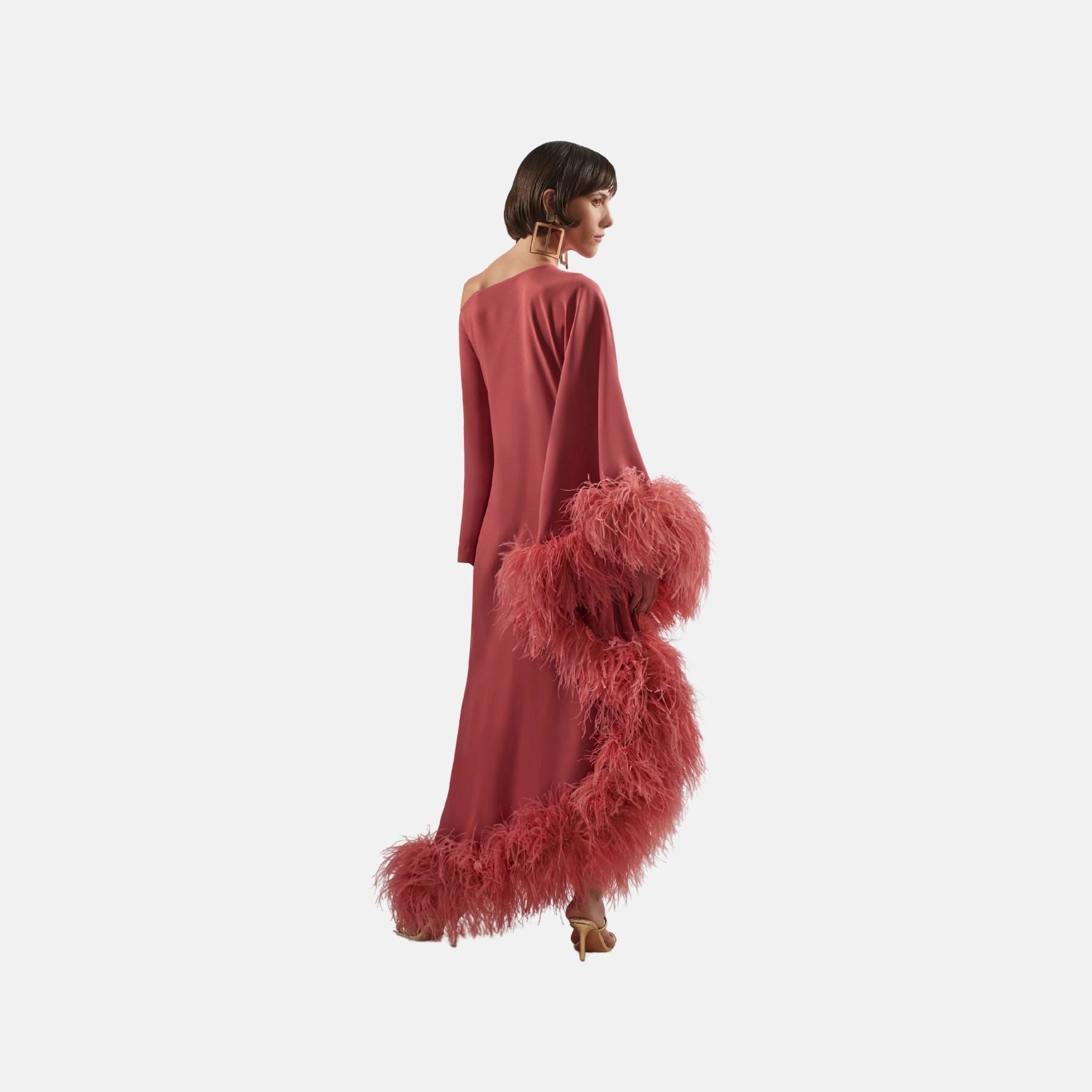 Taller Marmo Ubud Extravaganza Dress, Peony, Back
