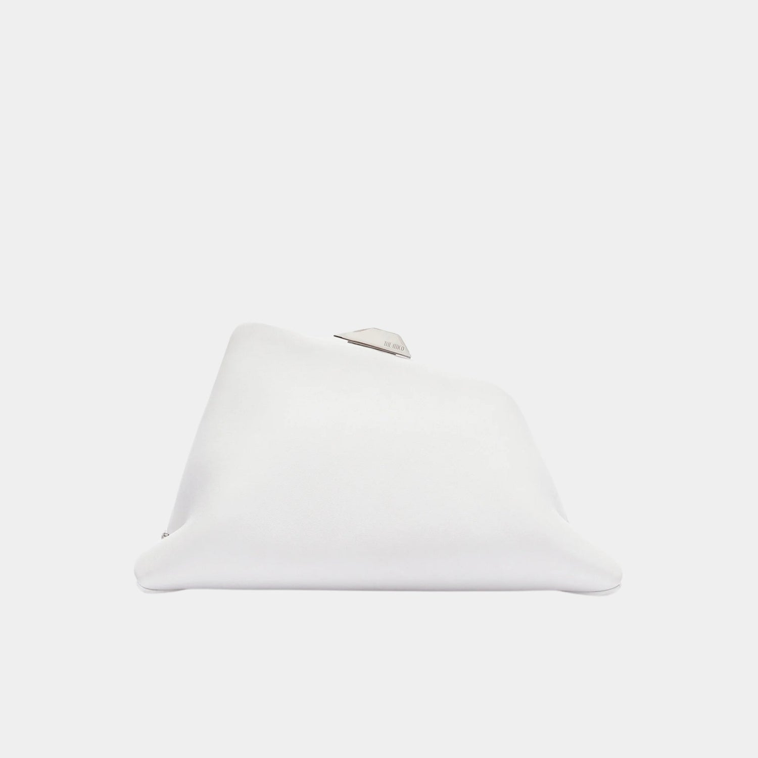 The Attico Day Off Shoulder Bag Nappa Leather, White, Front