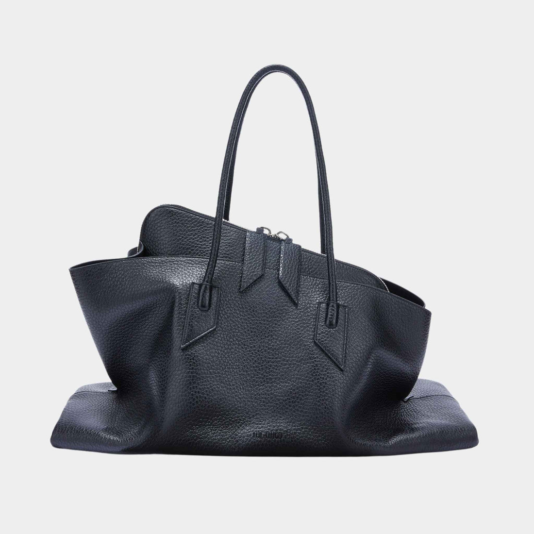 The Attico La Passeggiata Large Black Top Handle, Front