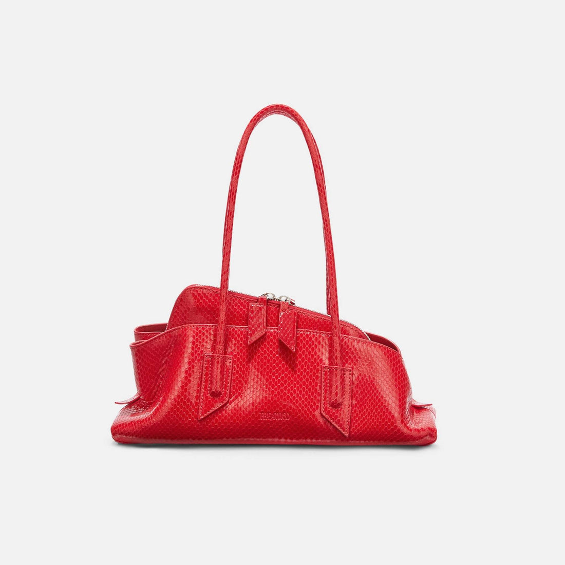 The Attico La Passeggiata Small Red Top Handle, Front
