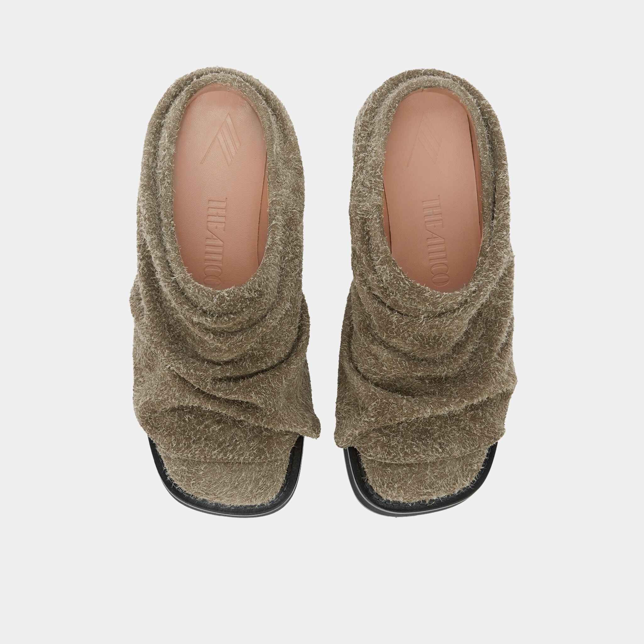 The Attico Mini Robin Military Melange Sabot, Top