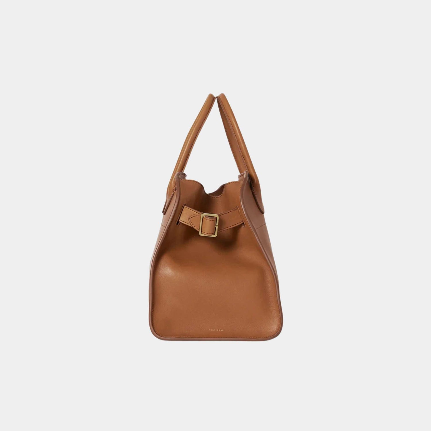 The Row Soft Margaux 12 Bag In Leather, Cuir, Side